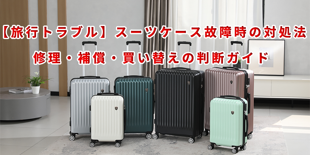 スーツケースの「故障あるある」:旅のトラブルを未然に防ぐ実践ガイド