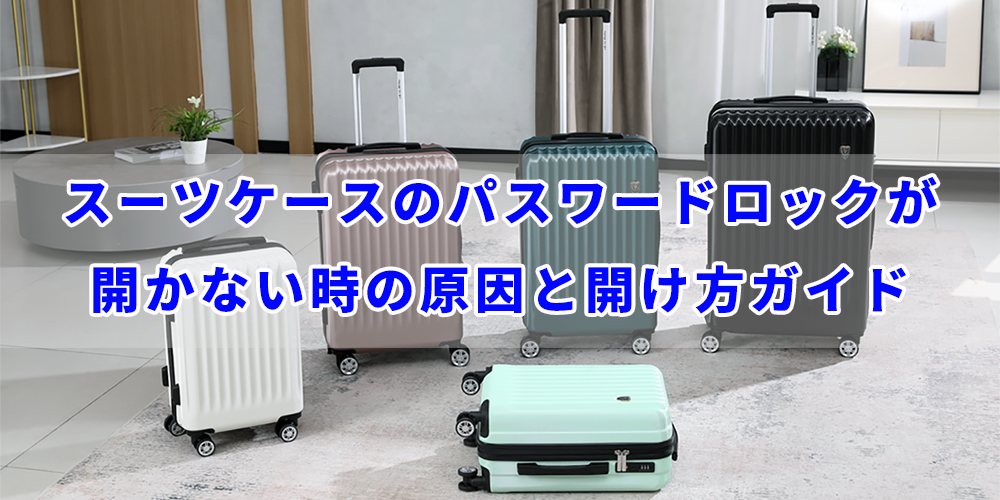スーツケースのパスワードロックが開かない時の原因と開け方ガイド