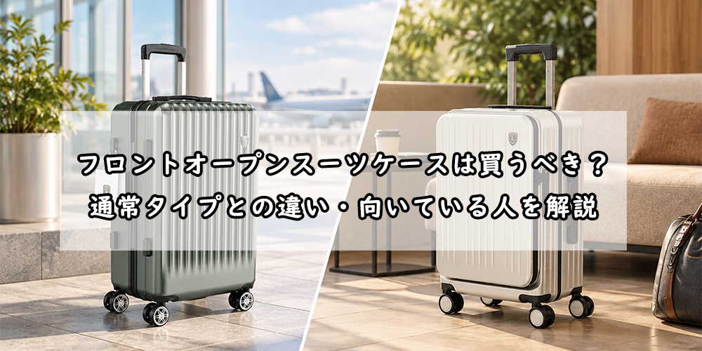 フロントオープン 通常タイプ スーツケース