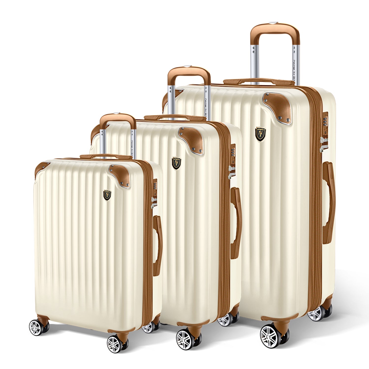 New Trip 家族旅行スーツケース 3点セット S/M/Lサイズ 拡張機能付き 0201 家族旅行おすすめ