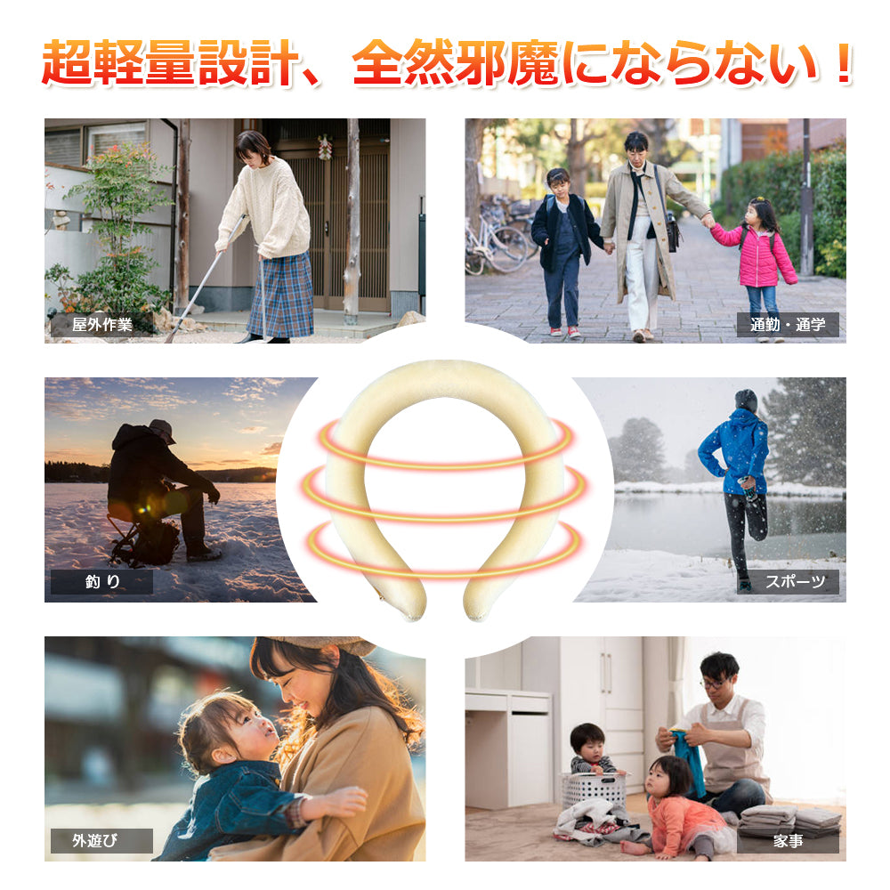 冬用ウォームリング 軽量持ち便利・瞬間温感・充電不要・繰り返し使用可能 New Trip