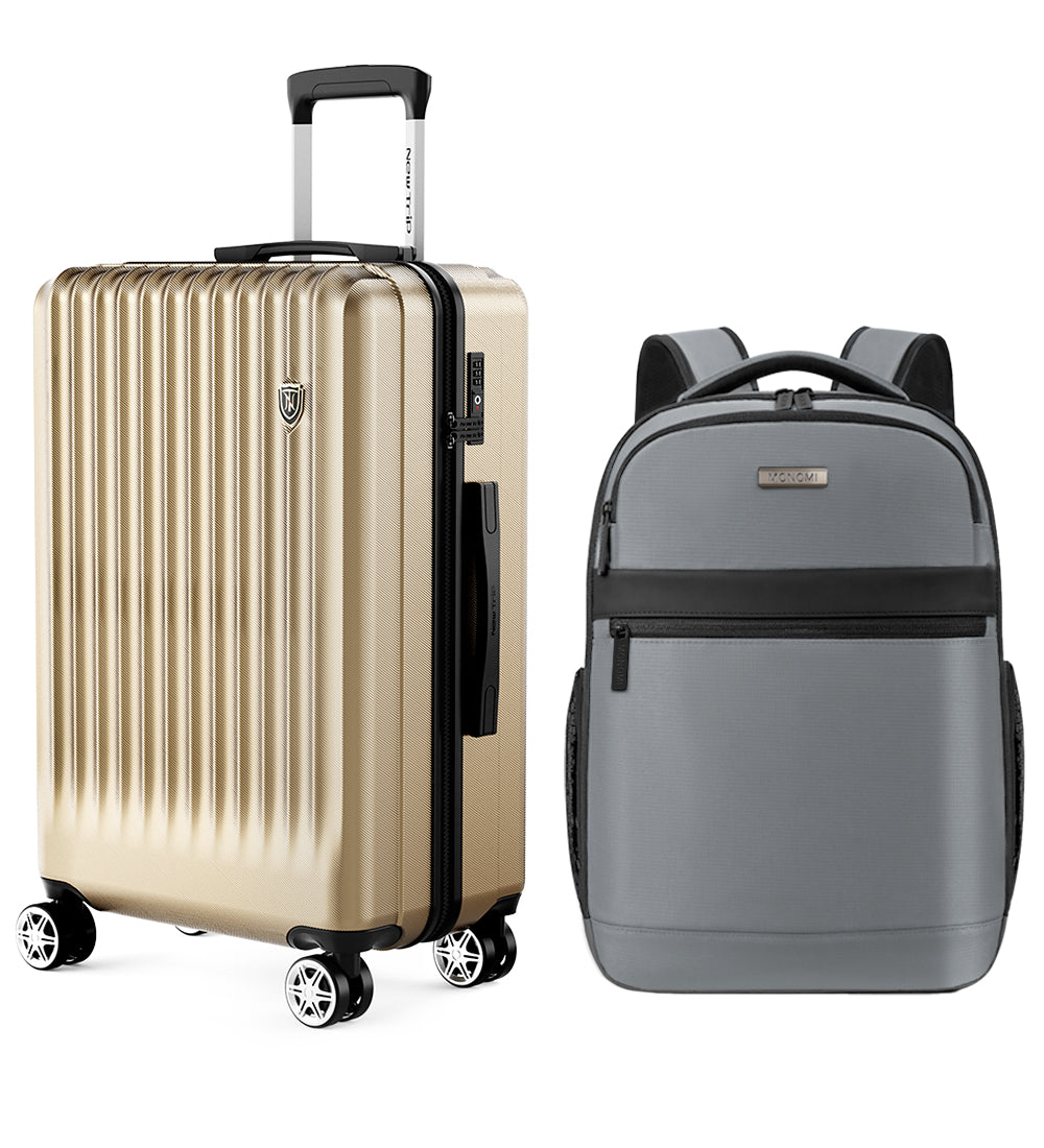 New Trip トラベラーセット 超軽量スーツケース 0701 Plus+軽量多機能バックパック Top.2 誰もが大好評