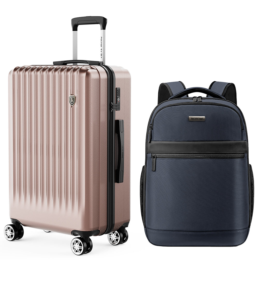 New Trip トラベラーセット 超軽量スーツケース 0701 Plus+軽量多機能バックパック Top.2 誰もが大好評