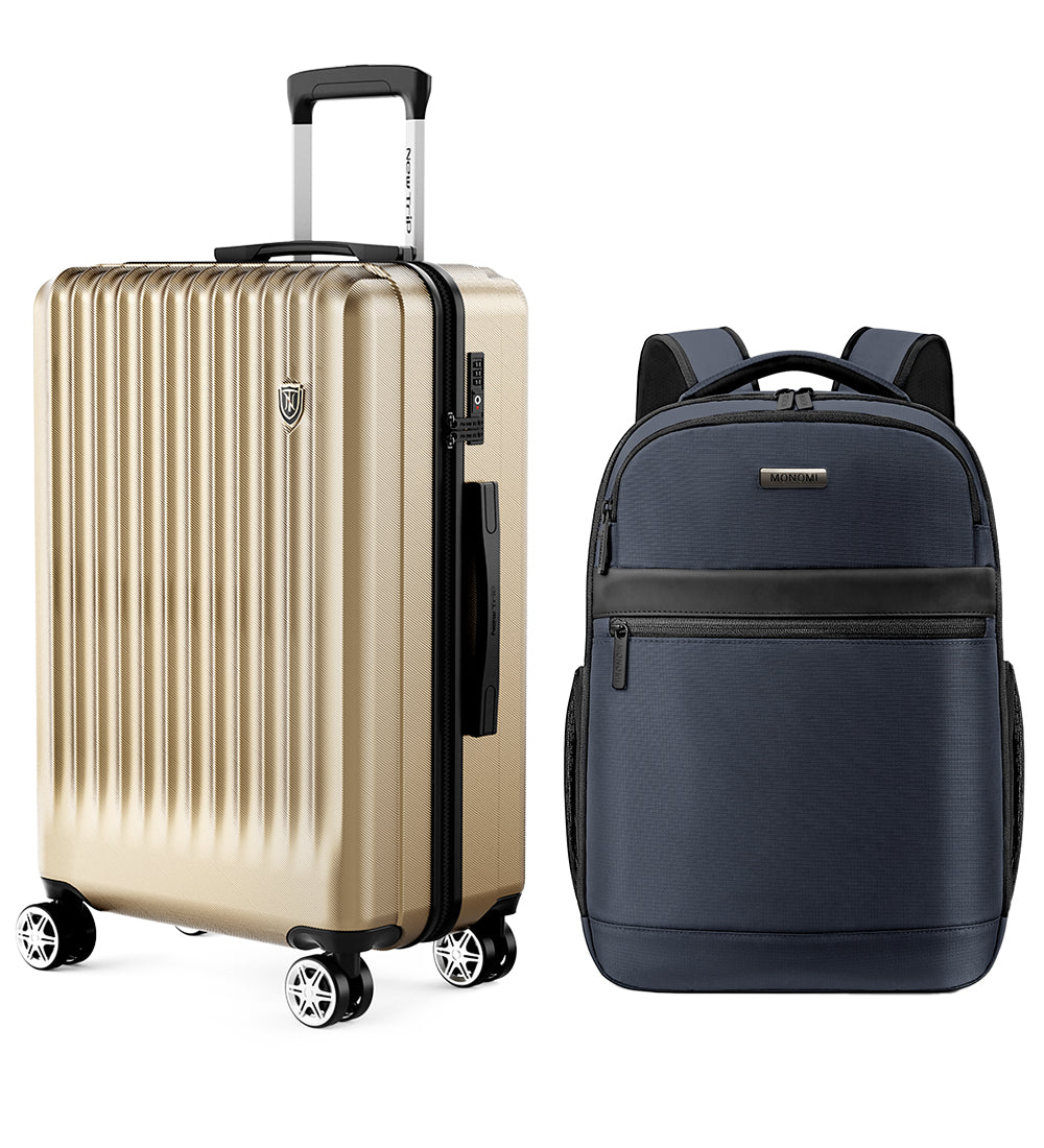 New Trip トラベラーセット 超軽量スーツケース 0701 Plus+軽量多機能バックパック Top.2 誰もが大好評