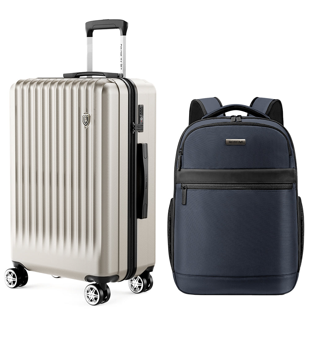 New Trip トラベラーセット 超軽量スーツケース 0701 Plus+軽量多機能バックパック Top.2 誰もが大好評