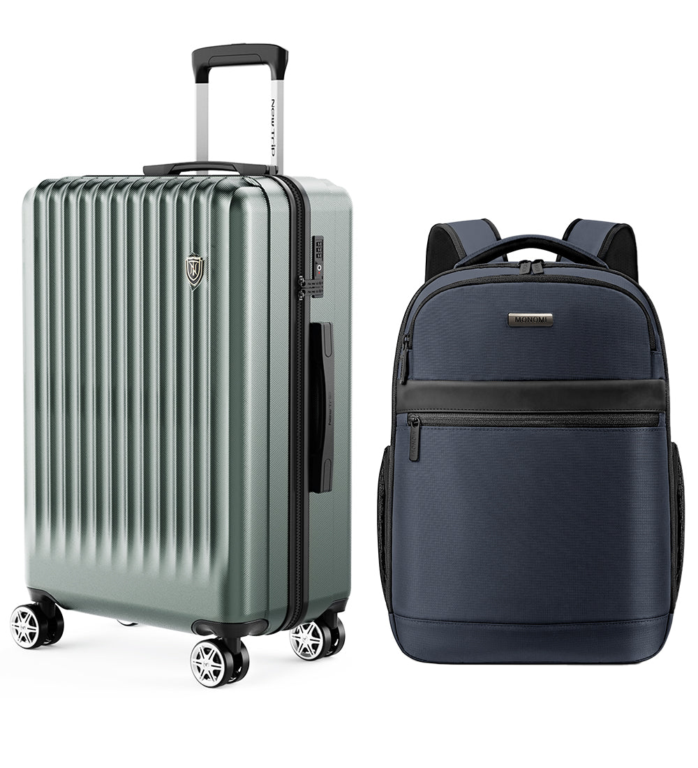 New Trip トラベラーセット 超軽量スーツケース 0701 Plus+軽量多機能バックパック Top.2 誰もが大好評