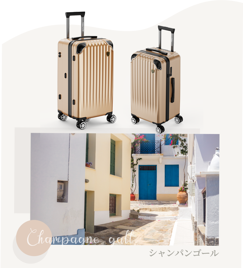 先行予約 New Trip スーツケース 5輪キャスター・大容量・ストッパー付き 0211 驚くほどスムーズな移動を体験