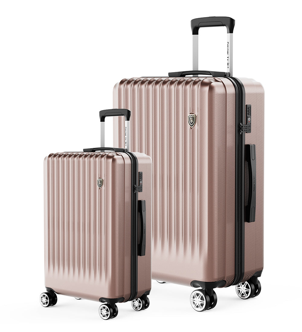 New Trip 二人旅行スーツケース 2点セット S/M/Lサイズ ストッパー付き 0701 Plus 家族旅行おすすめ