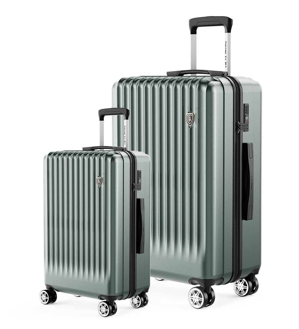 New Trip 二人旅行スーツケース 2点セット S/M/Lサイズ ストッパー付き 0701 Plus 家族旅行おすすめ