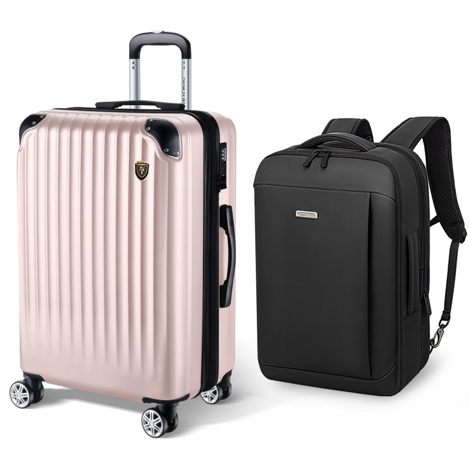 New Trip ひとり旅コンボパック 拡張機能付き スーツケース+バックパック ひとり旅おすすめ