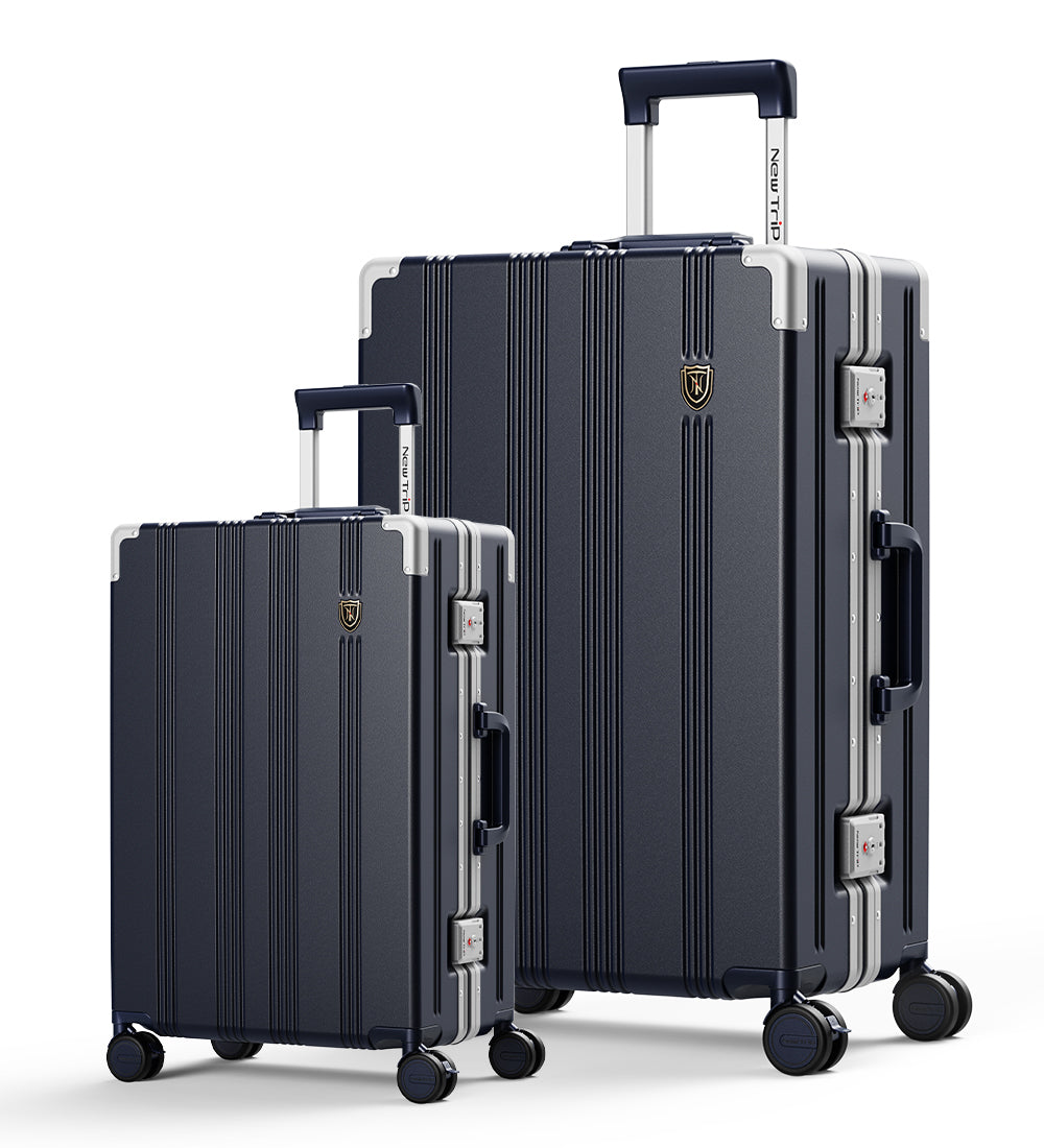 New Trip 二人旅行スーツケース 2点セット S/M/Lサイズ 耐衝撃 アルミフレーム 1101 Top.3 ビジネスおすすめ