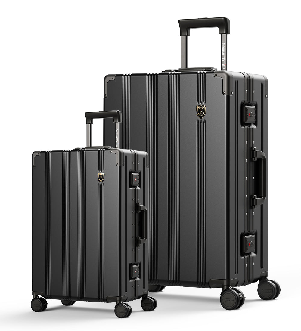 New Trip 二人旅行スーツケース 2点セット S/M/Lサイズ 耐衝撃 アルミフレーム 1101 Top.3 ビジネスおすすめ