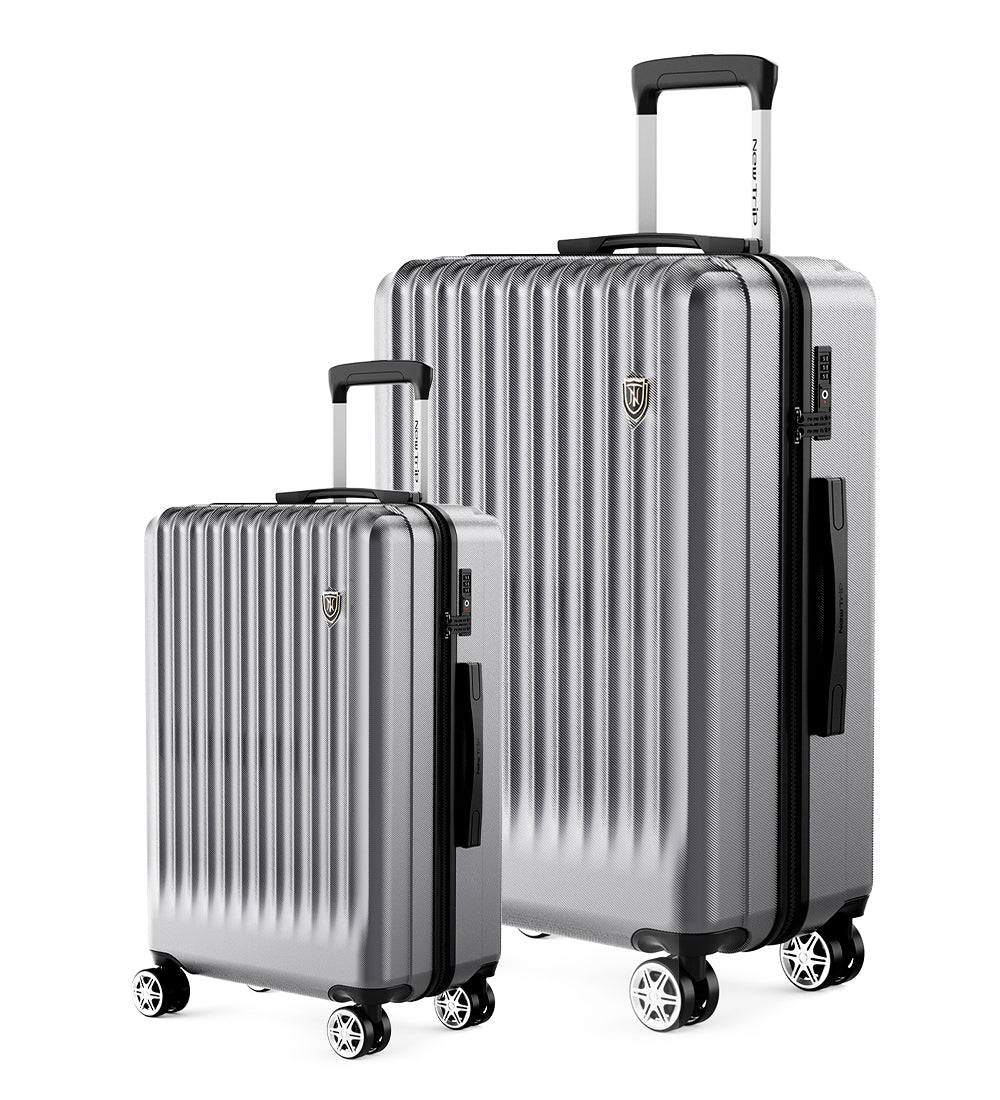 New Trip 二人旅行スーツケース 2点セット S/M/Lサイズ ストッパー付き 0701 Plus 家族旅行おすすめ