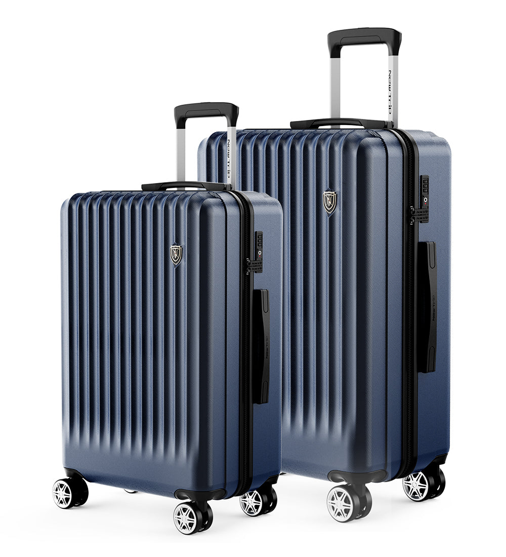 New Trip 二人旅行スーツケース 2点セット S/M/Lサイズ ストッパー付き 0701 Plus 家族旅行おすすめ