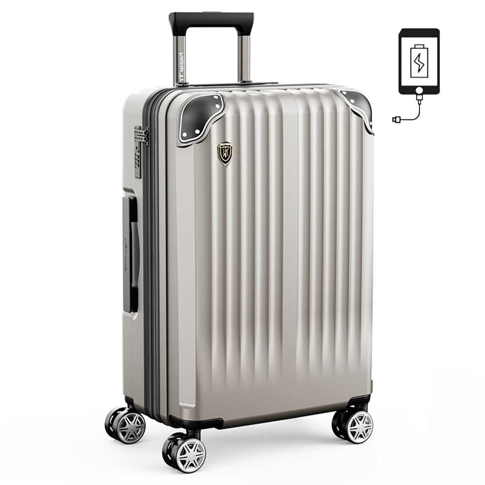 New Trip スーツケース USB機能アップグレード 拡張機能付き 0201 Plus USB機能アップグレード