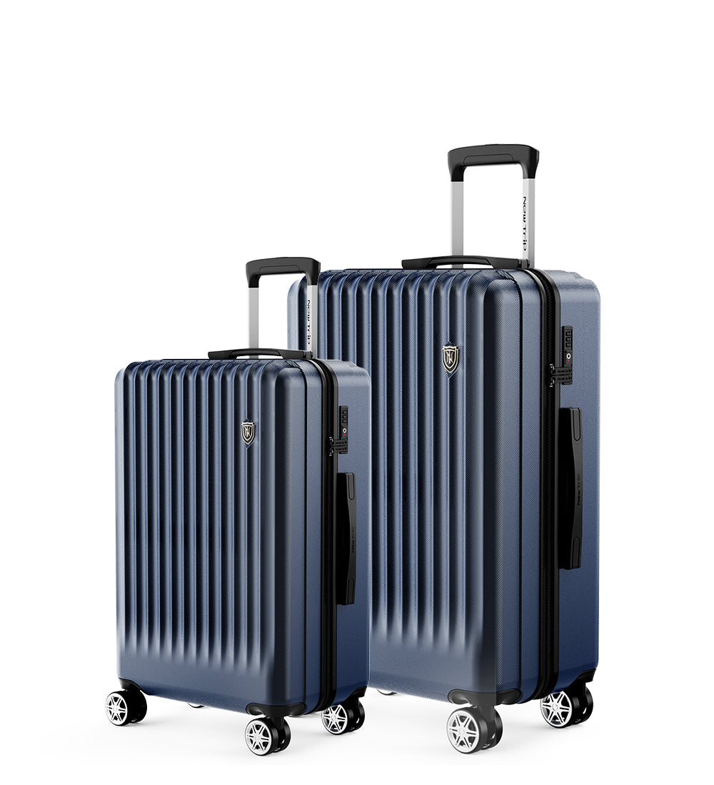 New Trip 二人旅行スーツケース 2点セット S/M/Lサイズ ストッパー付き 0701 Plus 家族旅行おすすめ