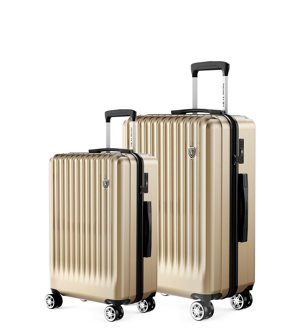 New Trip 二人旅行スーツケース 2点セット S/M/Lサイズ ストッパー付き 0701 Plus 家族旅行おすすめ