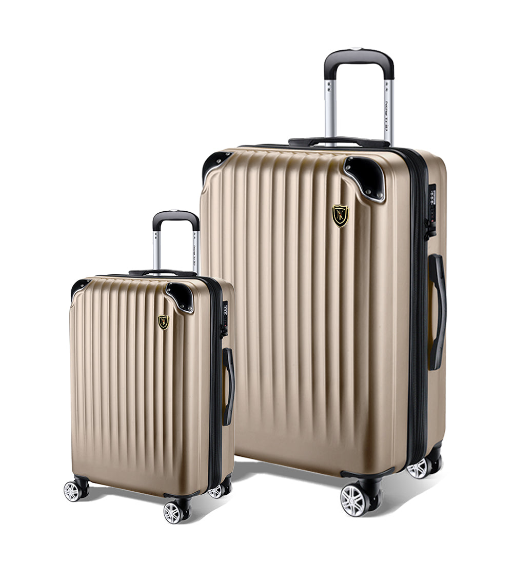 New Trip 二人旅行スーツケース 2点セット S/Mサイズ 拡張機能付き 0201 家族旅行おすすめ