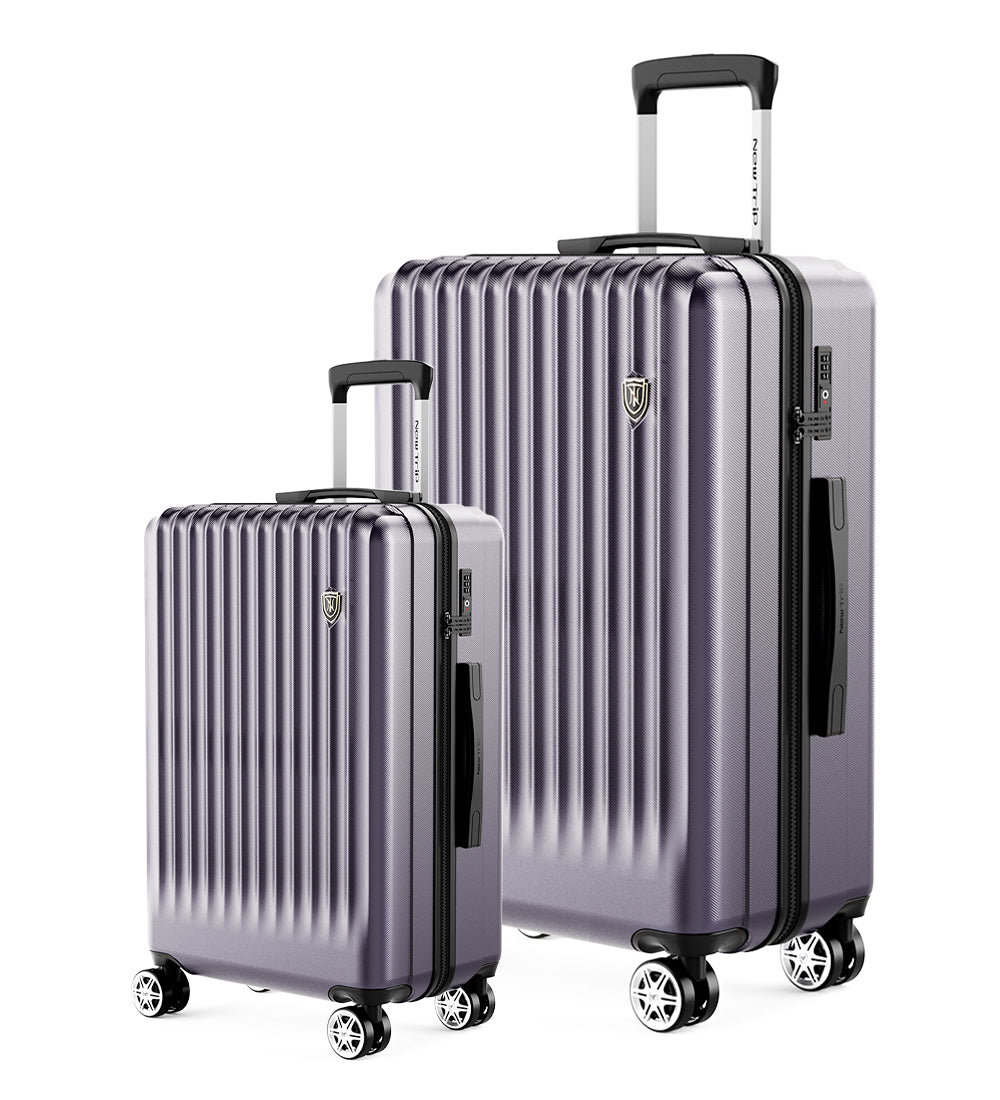 New Trip 二人旅行スーツケース 2点セット S/M/Lサイズ ストッパー付き 0701 Plus 家族旅行おすすめ