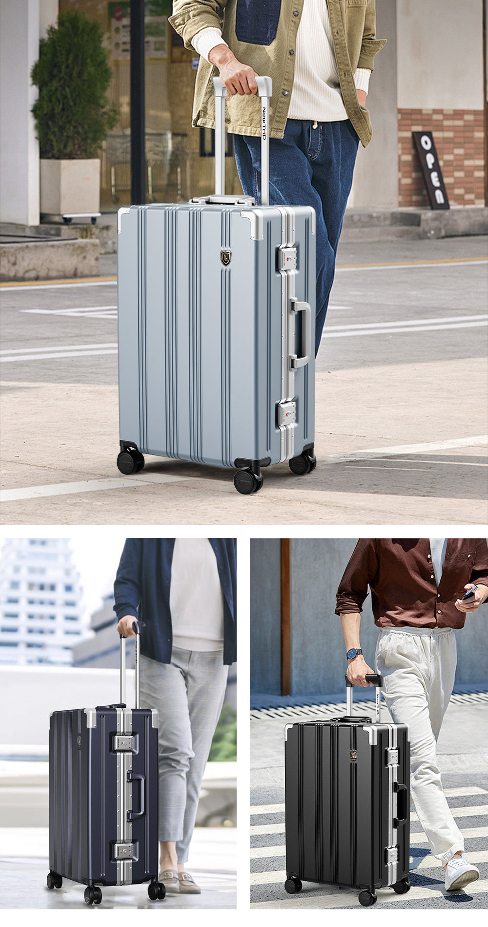 男とスーツケース