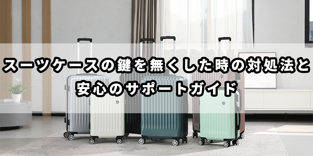 スーツケースの鍵を無くした時の対処法と安心のサポートガイド