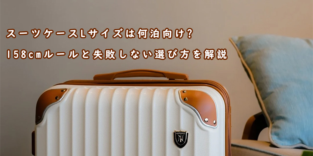 新しいスーツケース 新しいデザインの L サイズ E model How to Choose an L-Size Suitcase | Important Points to Note