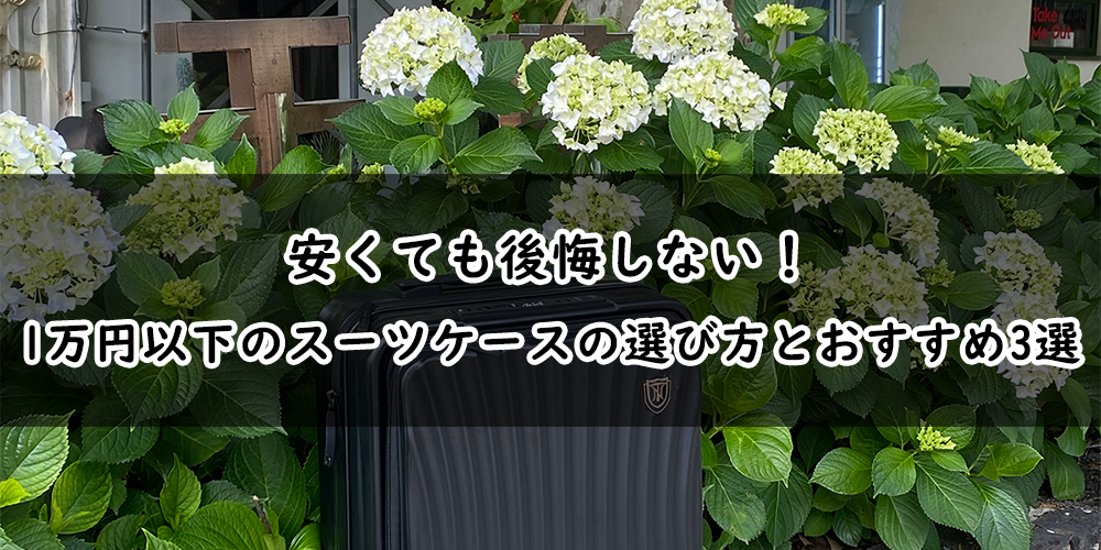 一万円　スーツケース