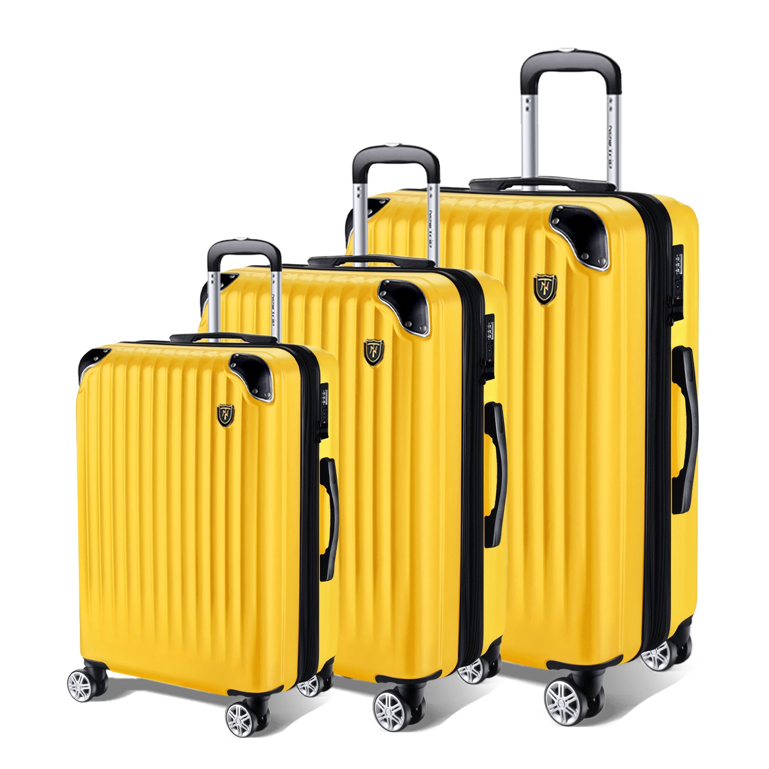 New Trip 家族旅行スーツケース 3点セット S/M/Lサイズ 拡張機能付き 0201 家族旅行おすすめ