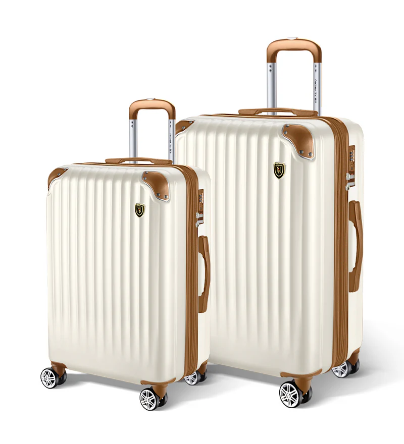 このスーツケースは、二人旅行に最適な拡張機能付きのセットです。