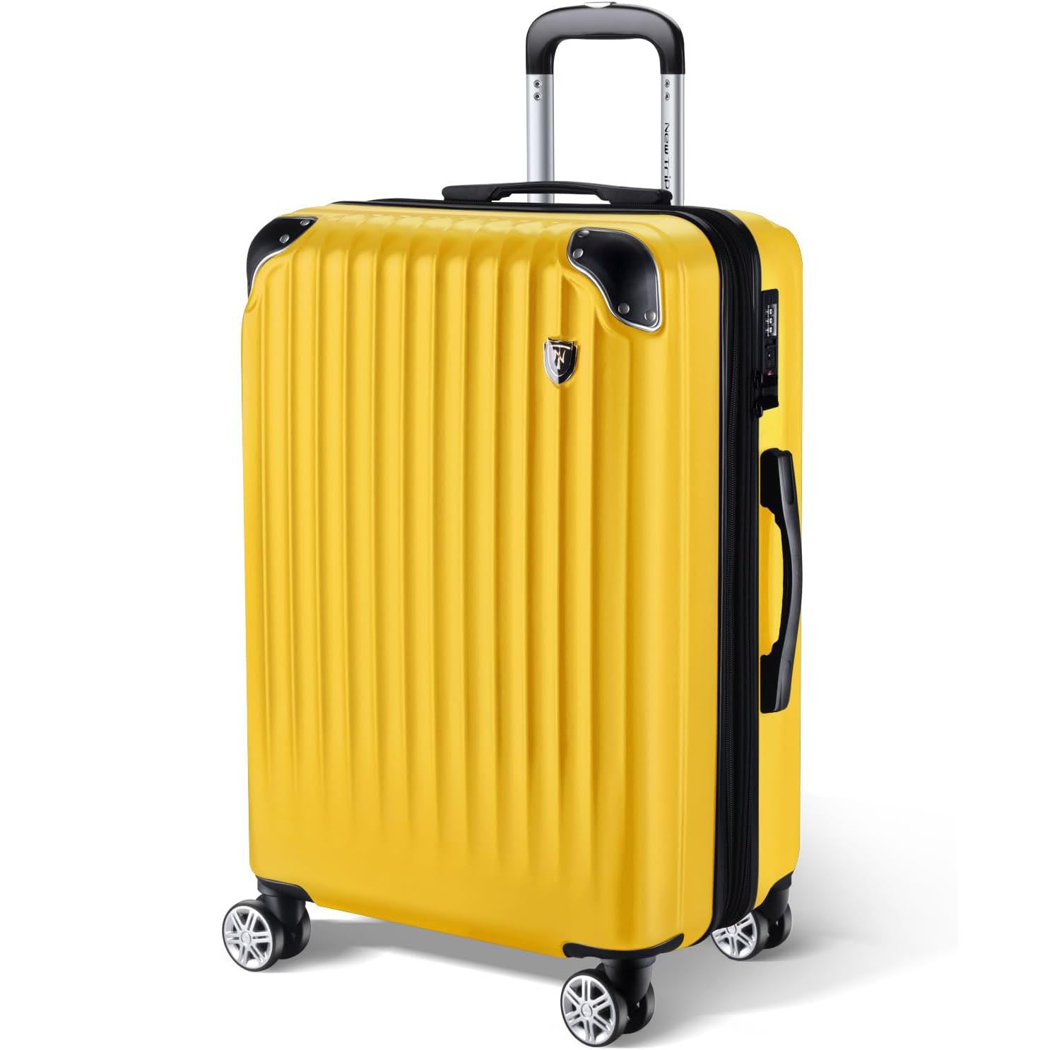 最も完璧な newtrip 未開封 100L スーツケース 黄色 イエロー 大型 L 
