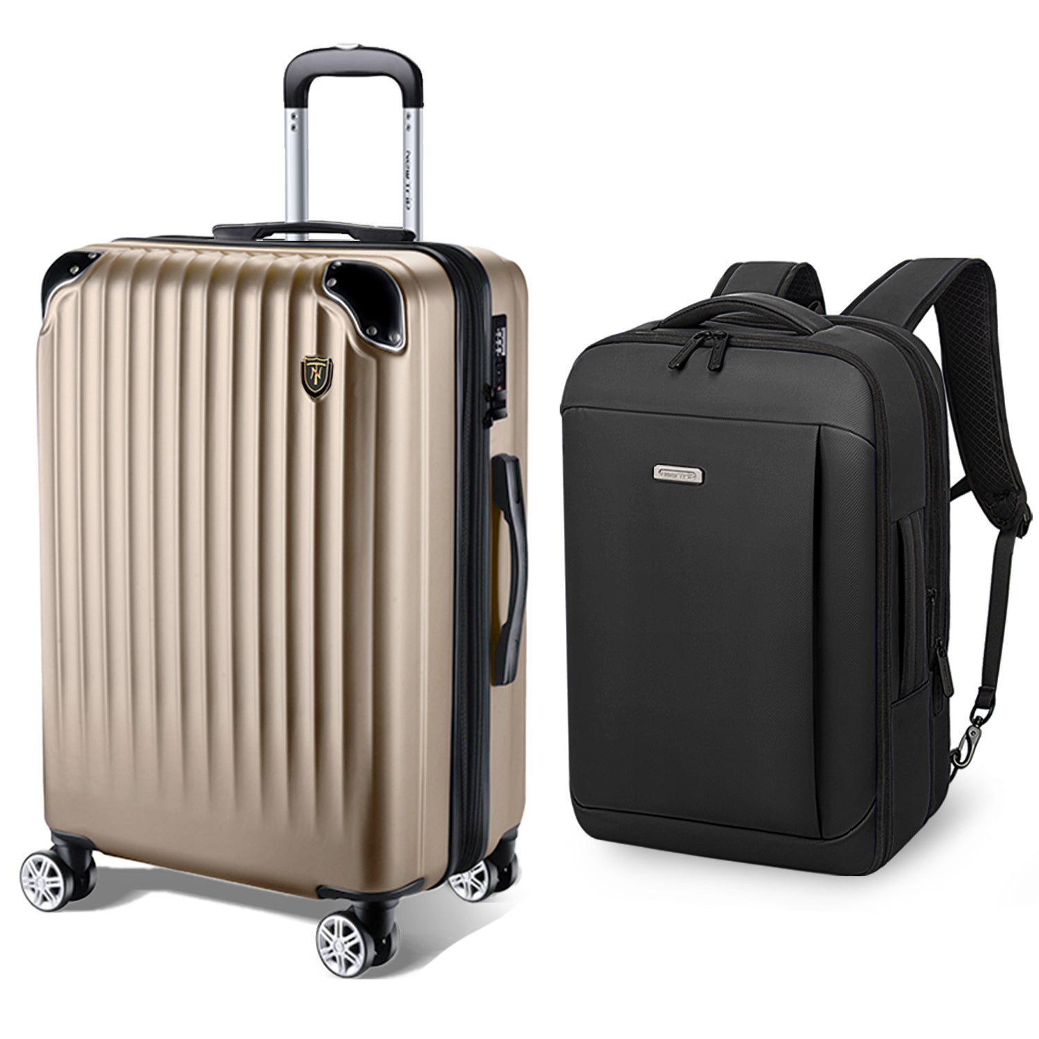 New Trip ひとり旅コンボパック 拡張機能付き スーツケース+バックパック ひとり旅おすすめ