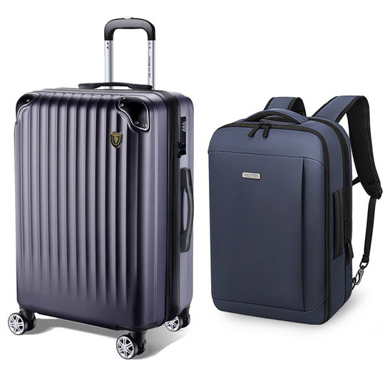 [New Trip] トラベラーセット 拡張機能付き 0201 スーツケース+大容量バックパック