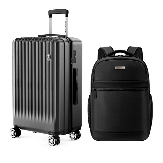 [New Trip] トラベラーセット 超軽量スーツケース 0701 Plus+軽量多機能バックパック