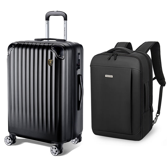 [New Trip] トラベラーセット 拡張機能付き 0201 スーツケース+大容量バックパック