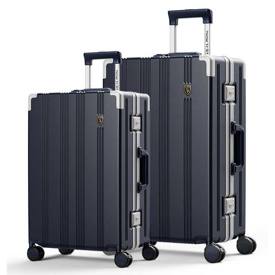 [New Trip] 二人旅行スーツケース 2点セット S/M/Lサイズ 耐衝撃 アルミフレーム 1101