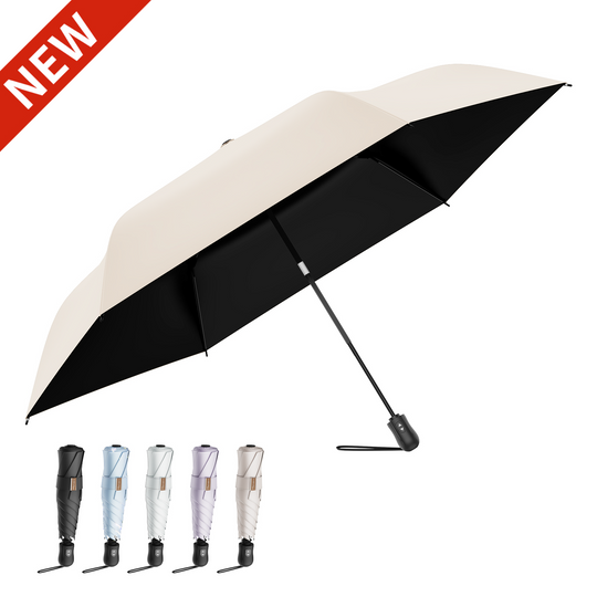 [New Trip] Folding Umbrella for Sun and Rain, UV Protection, Super Water-Repellent, Windproof, All-Aluminum 8 Ribs, 7101