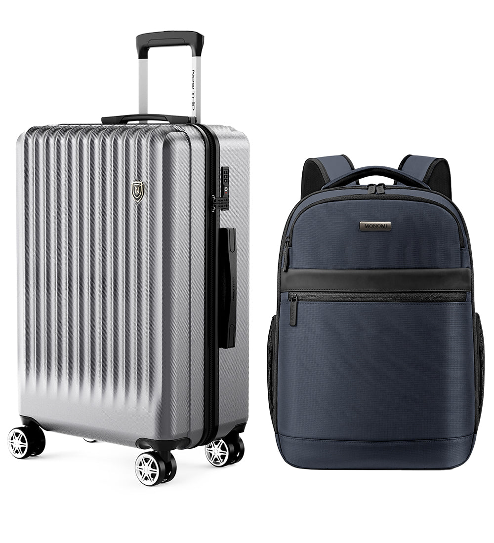 New Trip トラベラーセット 超軽量スーツケース 0701 Plus+軽量多機能バックパック Top.2 誰もが大好評