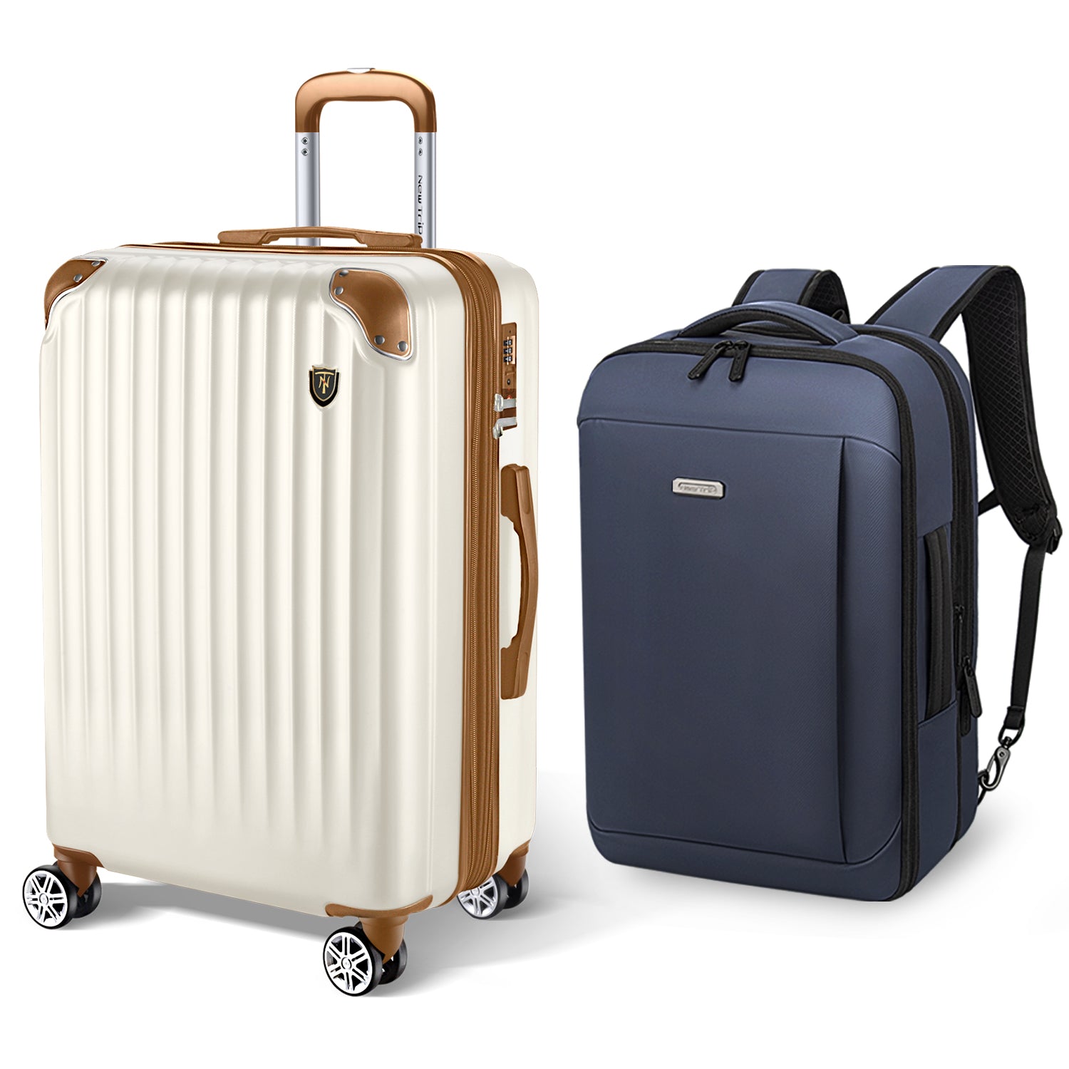 New Trip ひとり旅コンボパック 拡張機能付き スーツケース+バックパック ひとり旅おすすめ