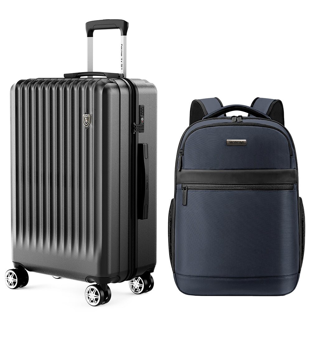 New Trip トラベラーセット 超軽量スーツケース 0701 Plus+軽量多機能バックパック Top.2 誰もが大好評