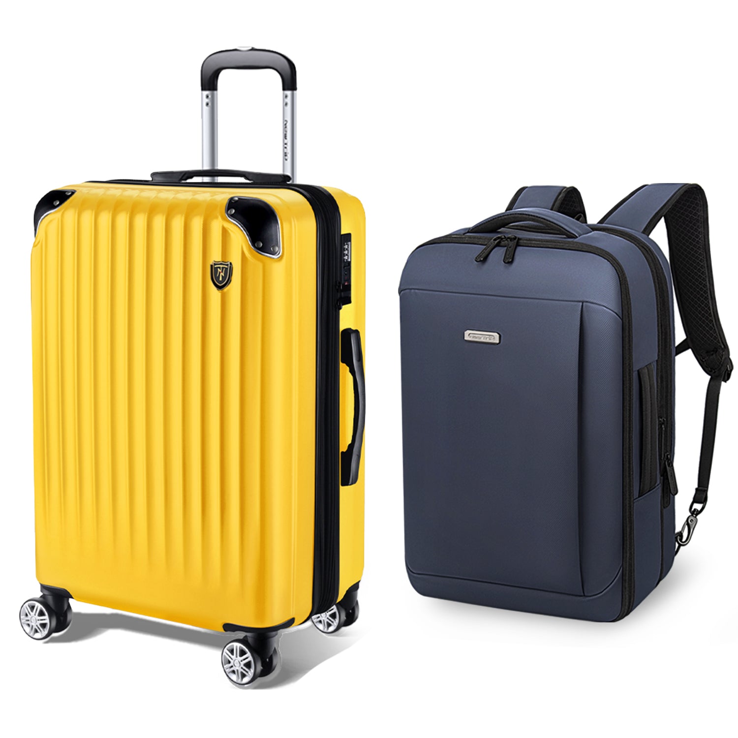 W収納セット】New Trip 0201 拡張スーツケース＆大容量バッグパック
