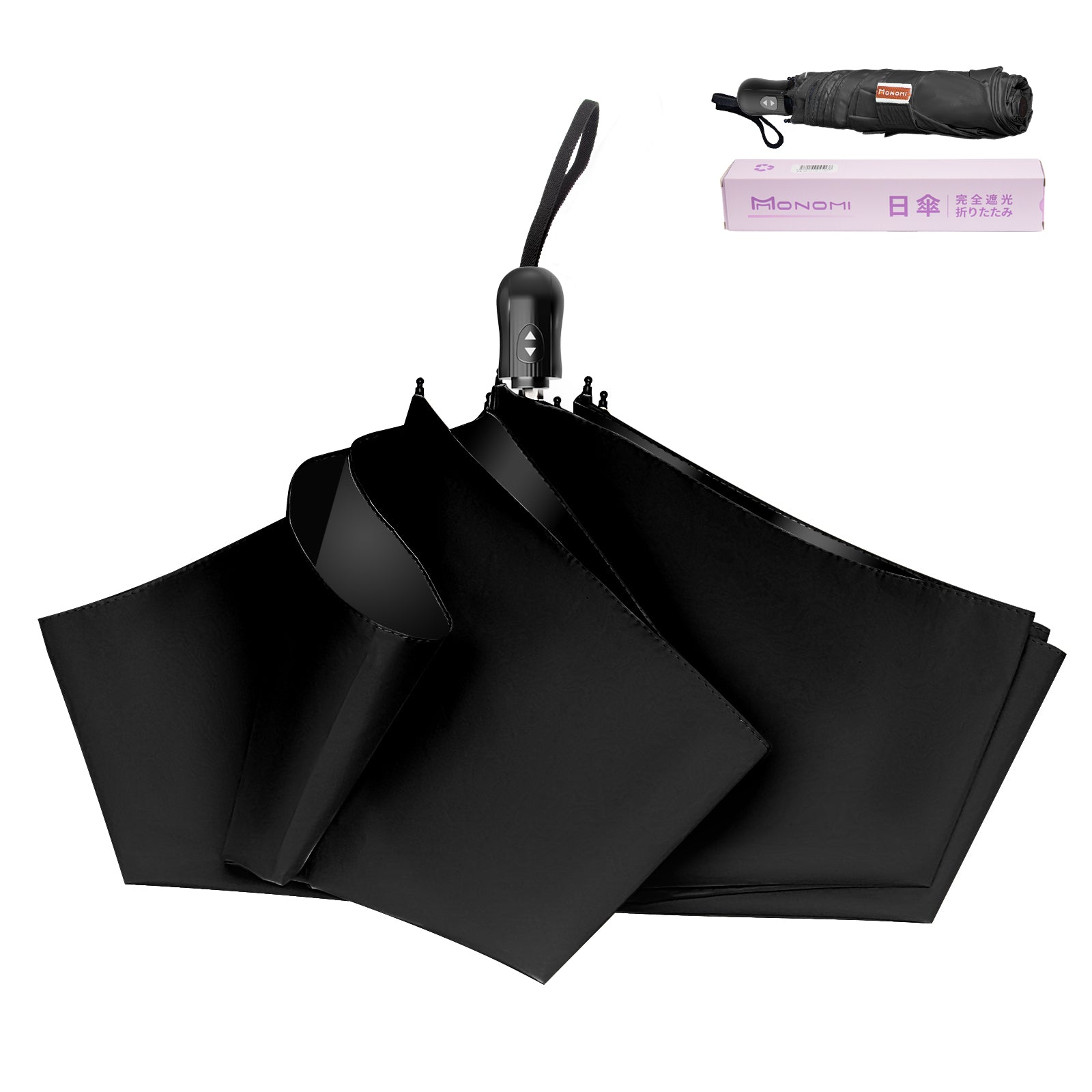 [先行予約] Monomi超軽量日傘 紫外線遮蔽率100% 晴雨兼用 アルミ合金6本骨 7105 - New Trip