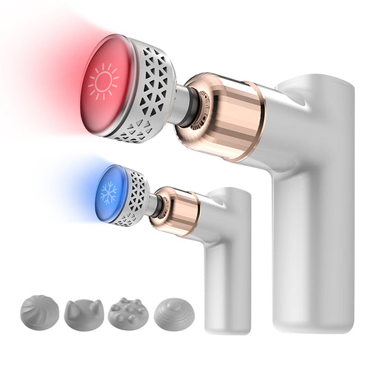 マッサージガン 温熱&冷却機能付き・筋膜リリースガン・強力・肩こり8段階強力振動 New Trip