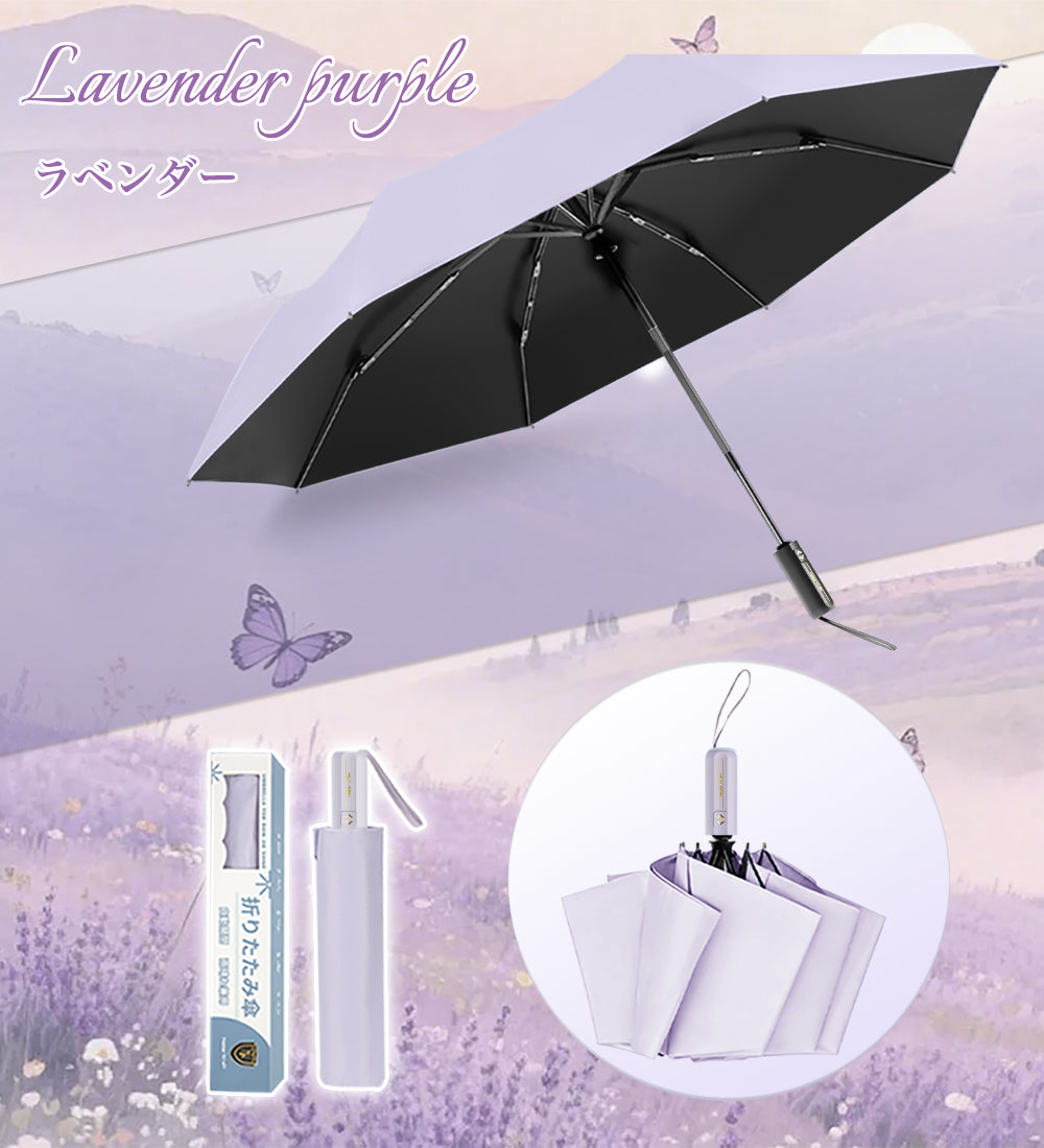 New Trip] 折りたたみ傘 晴雨兼用 防紫外線 超撥水 耐強風 全