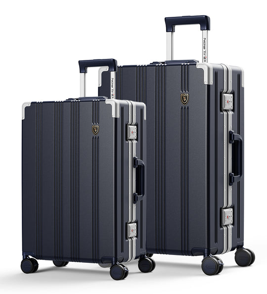 New Trip 二人旅行スーツケース 2点セット S/M/Lサイズ 耐衝撃 アルミフレーム 1101 Top.3 ビジネスおすすめ