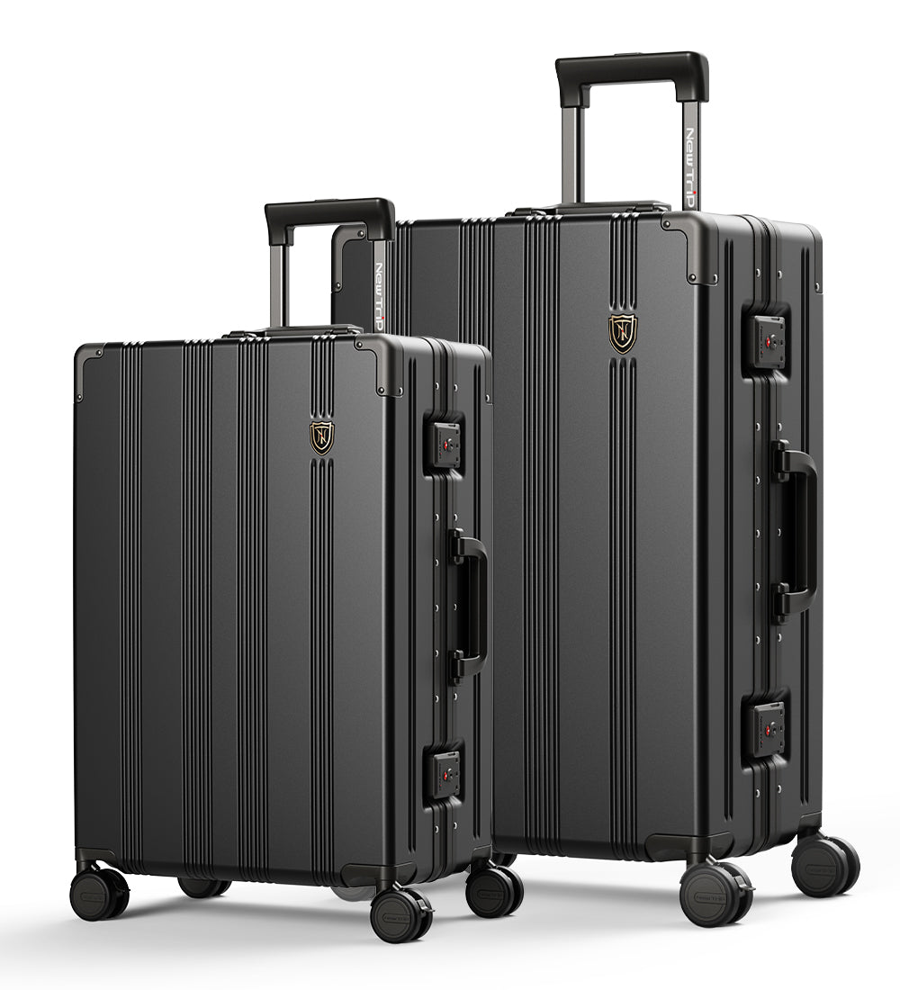 New Trip 二人旅行スーツケース 2点セット S/M/Lサイズ 耐衝撃 アルミフレーム 1101 Top.3 ビジネスおすすめ