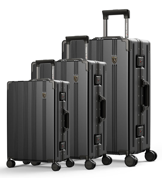 New Trip 家族旅行スーツケース 3点セット S/M/Lサイズ 耐衝撃 アルミフレーム 1101 Top.3 ビジネスおすすめ