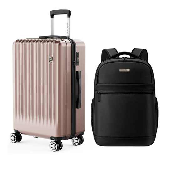 [New Trip] トラベラーセット 超軽量スーツケース 0701 Plus+軽量多機能バックパック