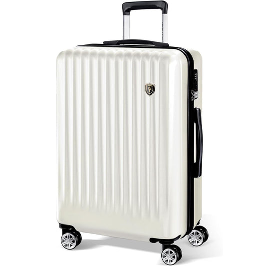 [New Trip] スーツケース 大型 キャリーバッグ ホワイト S~Lサイズ 40~100L