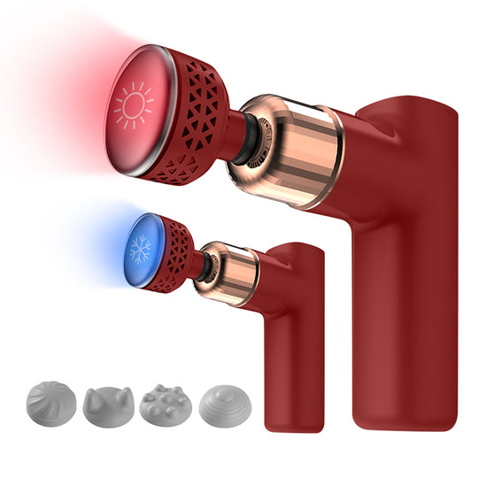 マッサージガン 温熱&冷却機能付き・筋膜リリースガン・強力・肩こり8段階強力振動 New Trip