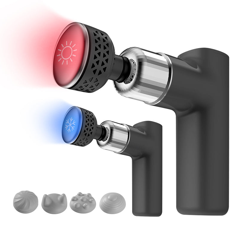 マッサージガン 温熱&冷却機能付き・筋膜リリースガン・強力・肩こり8段階強力振動 New Trip